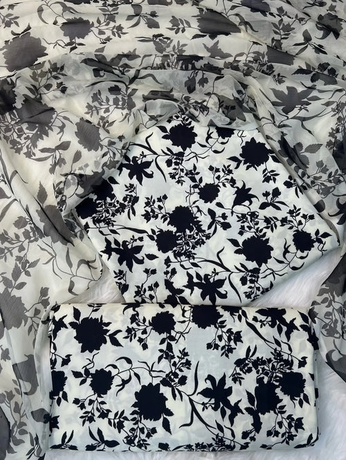 Aneela's Skin Digital Printed Swiss Lawn (3pcs)