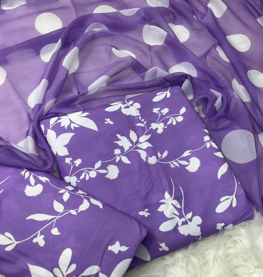 Kasni Digital Printed Swiss Lawn