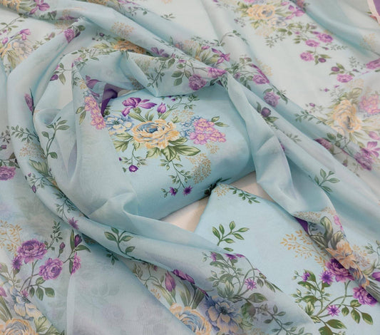 L.F Digital Printed Swiss Lawn